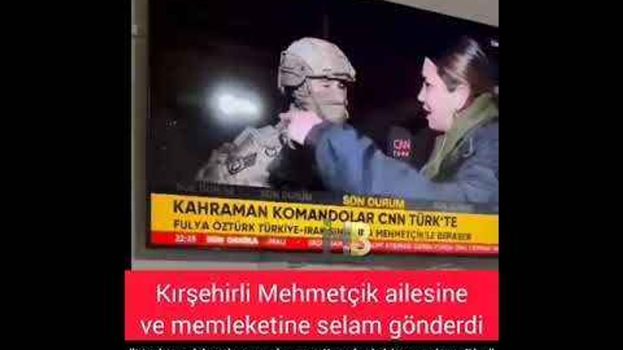 Kamanlı Mehmetçik'ten sınırda yeni yıl mesajı