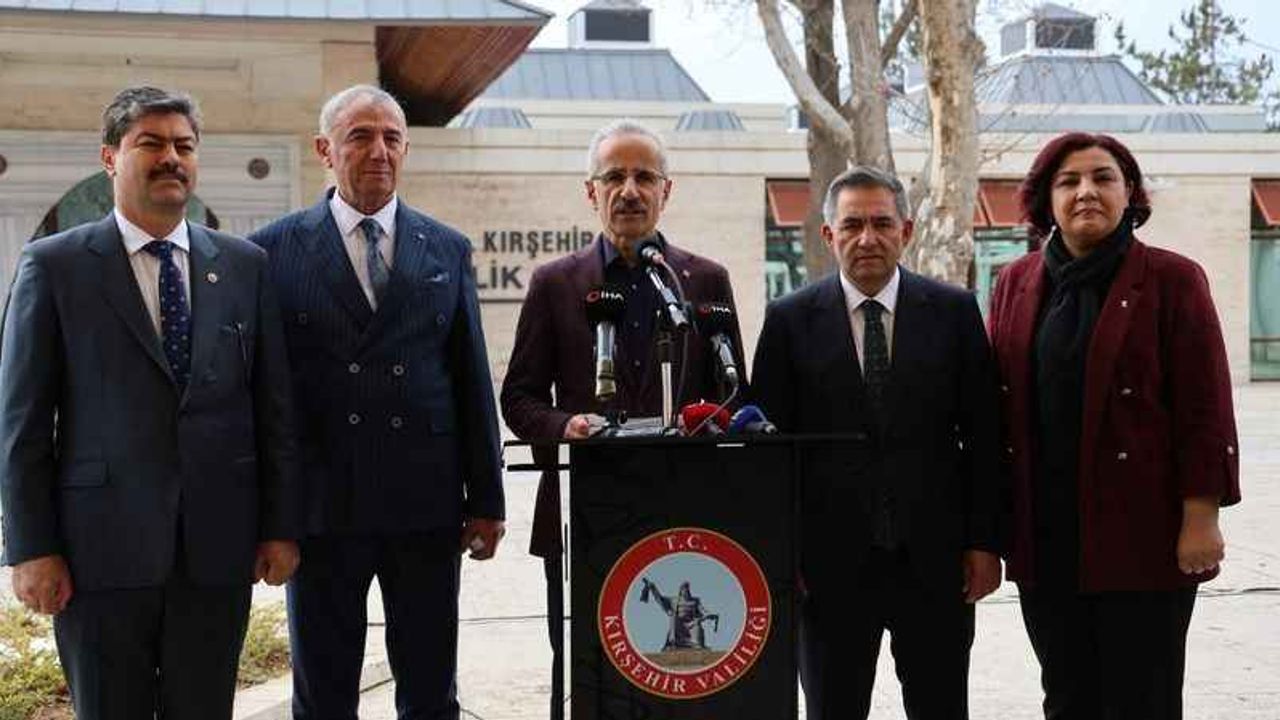 Bakan Uraloğlu’ndan Kırşehir’e 2 müjde