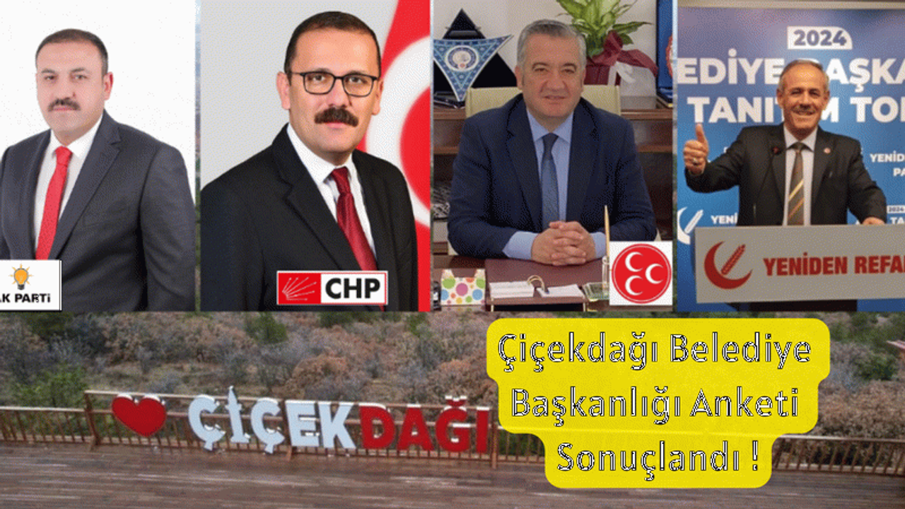 Çiçekdağı ilçesinde kim galip çıktı?