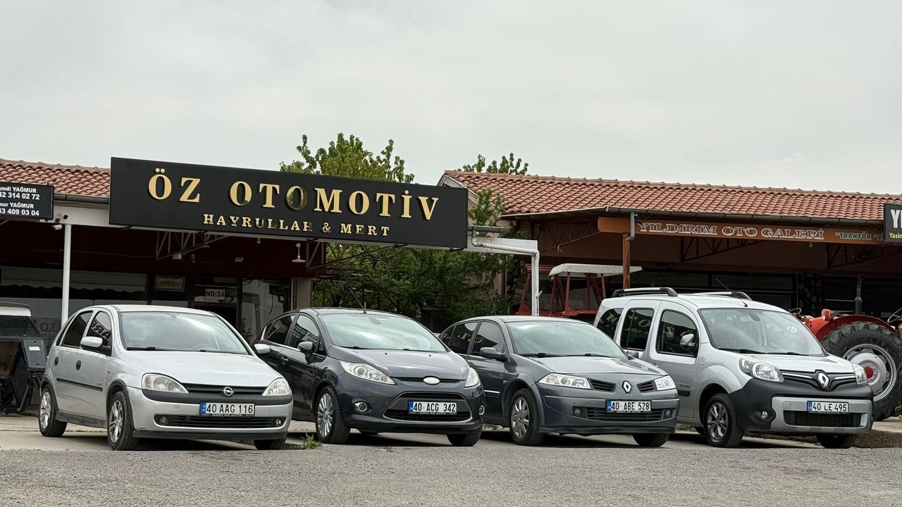 Kırşehir’de ikinci el otomobil fiyatları 500 Bin TL civarı