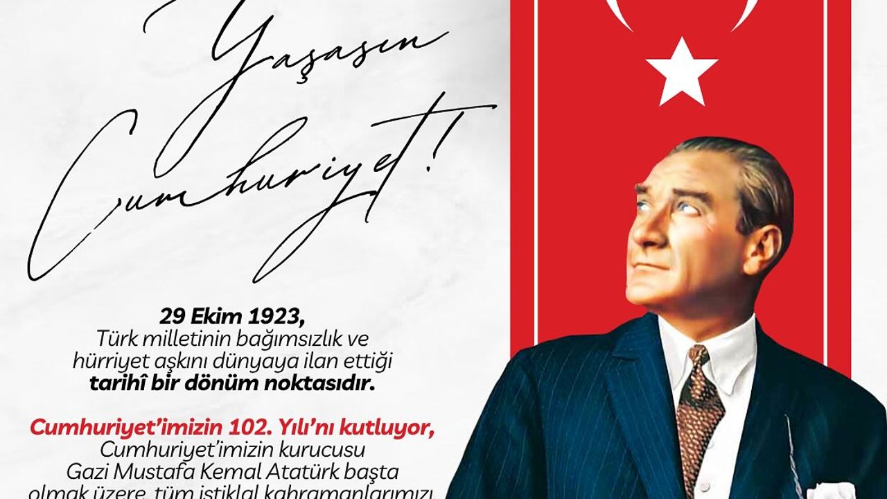 Başkan Ozan’dan 29 Ekim Cumhuriyet Bayramı mesajı