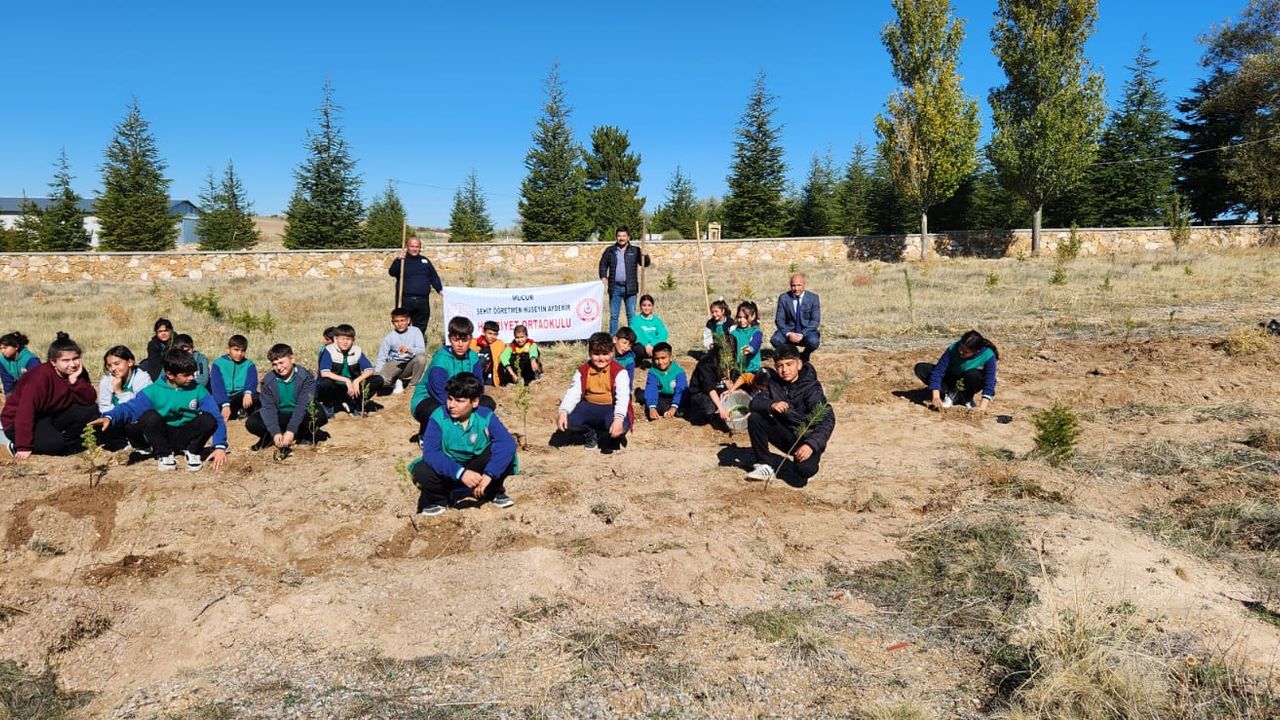 Mucur’da fidanlar toprakla buluştu!