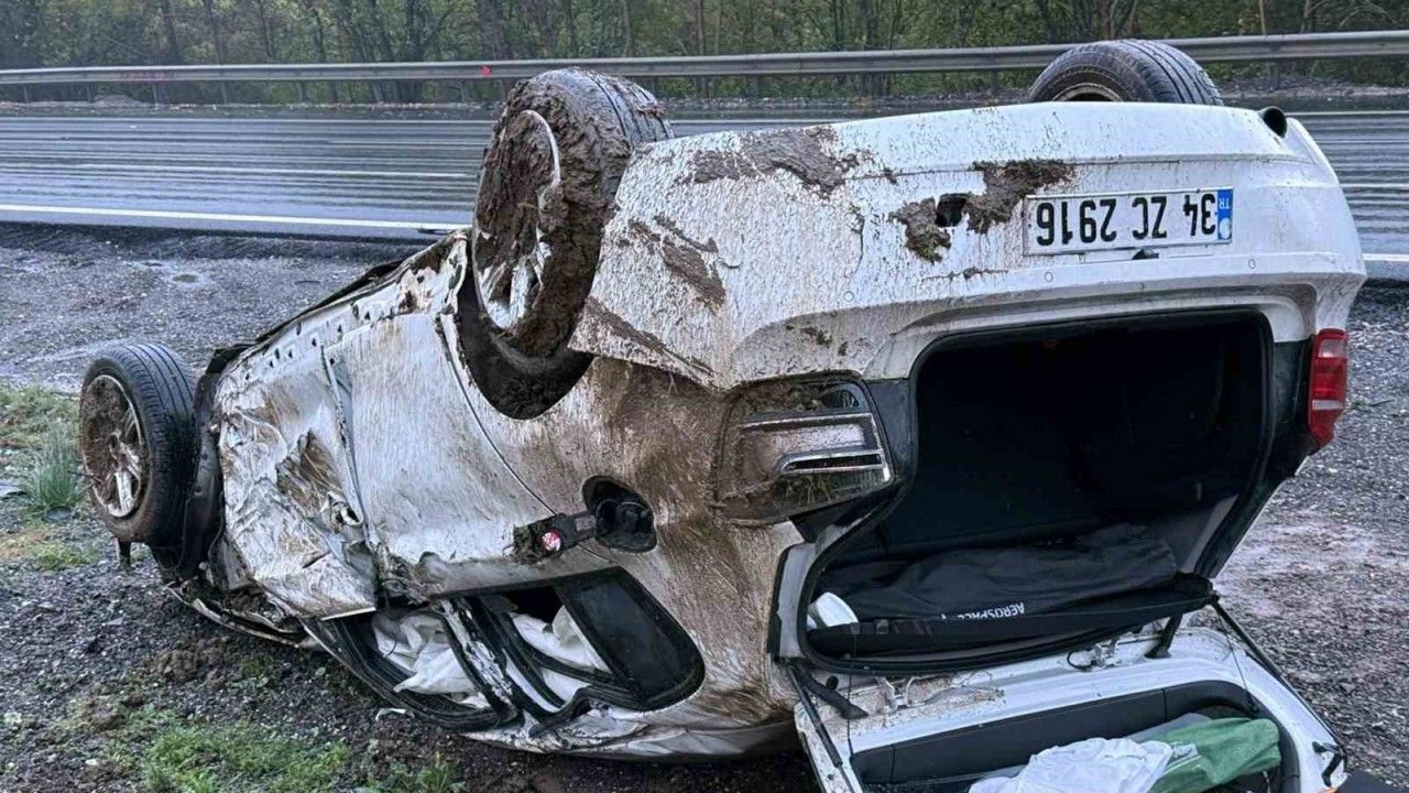 Oomobil hurdaya döndü: 1 yaralı