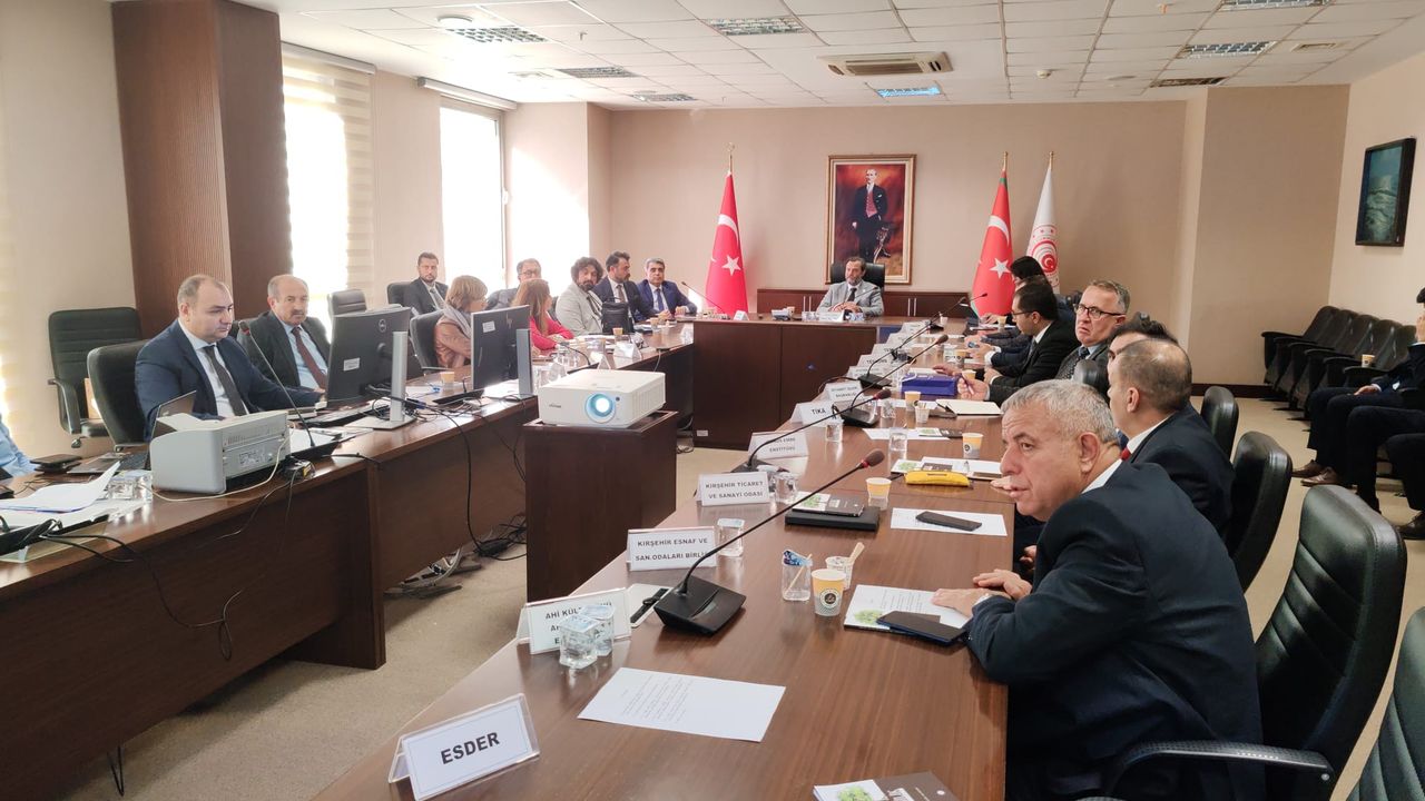 Kırşehir heyeti, Ahilik Kutlamaları Toplantısı’na katıldı