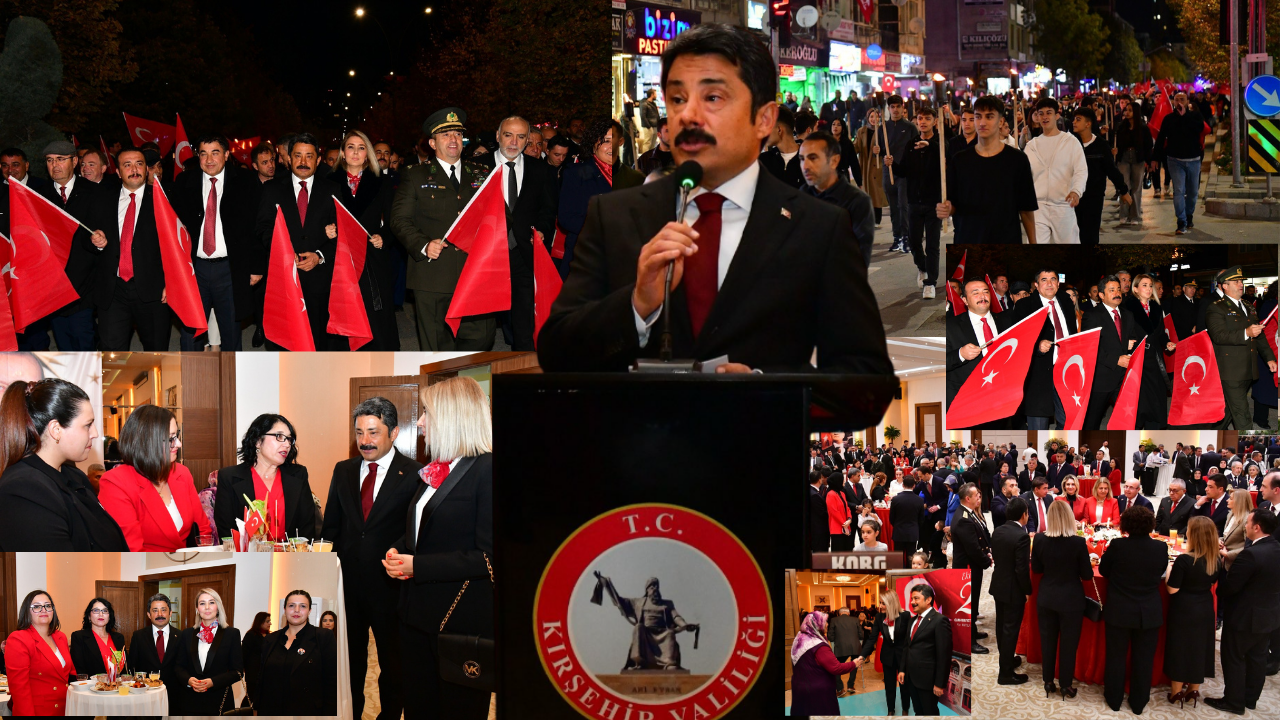 Kırşehir’de fener alayı ve kabul töreni düzenlendi