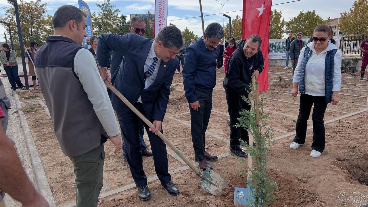 Kırşehir’de geleceğe nefes olacak fidanlar toprakla buluştu