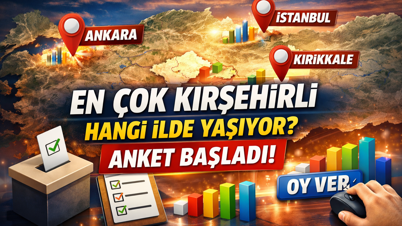 En Çok Kırşehirli Hangi İlde Yaşıyor?