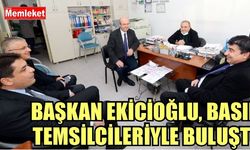 EKİCİOĞLU Basın Temsilcileriyle Buluştu