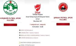 Kırşehir  FK – Şırnak maçı 14.00’da