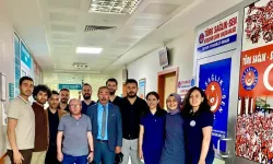 Kırşehir Eğitim ve Araştırma Hastanesi'nde sendika odası açıldı