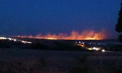 Kırşehir'de havai fişek yangına neden oldu