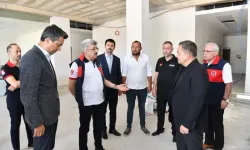 Vali Buhara, Yeni AFAD ve 112 Acil Çağrı Merkezi inşaatını inceledi