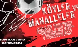 Köy ve Mahalleler arası futbol turnuvası başvuruları başladı!