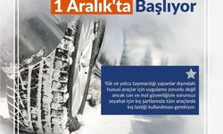 Kaymakamlık uyardı; 01 Aralık’ta başlıyor