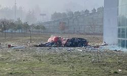 Muğla Eğitim ve Araştırma Hastanesi’ne çarpan bir helikopter, yakınındaki boş alana düştü