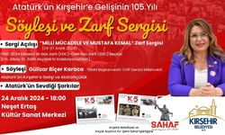 Atatürk’ün Kırşehir’e gelişinin 105. Yılı nedeniyle program düzenlenecek