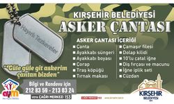 Belediyeden Mehmetçiklere asker çantası