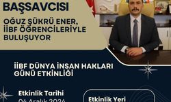 Cumhuriyet Başsavcısı Ener, öğrencilerle buluşacak