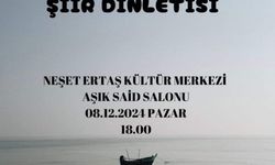 Şiir tutkunları bu dinleti kaçmaz!