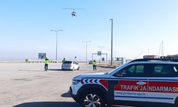 Kırşehir’de Cayrokopter ile havadan trafik denetimi gerçekleştirildi