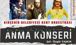 Anadolu Rock’un efsane isimleri Kırşehir’de anılacak