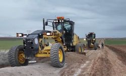 Sürüş güvenliği için stabilize yollar yeniden onarılıyor