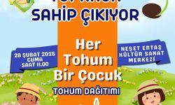 Toprak Asla Karşılıksız Bırakmaz sloganıyla miniklere ata tohumu dağıtılacak