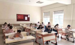 Proje okullarına girmek için ter döktüler