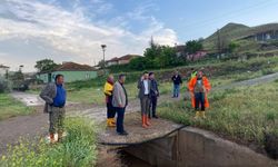 Kırşehir’de şiddetli yağış sonrası kriz yönetimi devrede