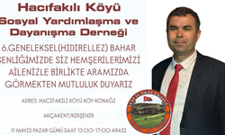 Geleneksel baharın izleri Hacıfakılı'da canlanacak!