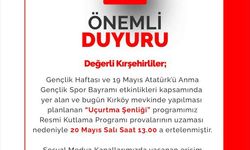 Kırşehir GSB’den açıklama geldi: “Ertelendi”