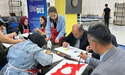 Kırşehir'de gençler ve şehit yakınları resimle buluştu