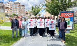 Sağlıklı gelecek için yürüdüler