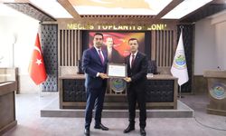 Kaymakam Kaya’ya Fahri Hemşehrilik Beratı verildi