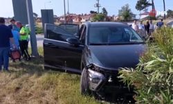 Samsun’da kavşakta 2 otomobil çarpıştı: 2 yaralı