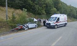 Kastamonu Cide’de İki Otomobil Çarpıştı