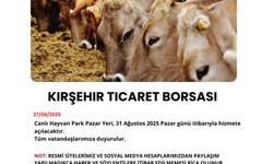 Kırşehir Canlı Hayvan Pazarı 31 Ağustos’ta hizmete açılıyor