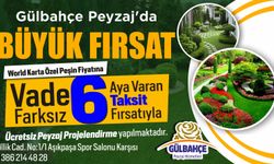 Bahçe severlere müjde: Gülbahçe’den vade farksız taksit ve ücretsiz tasarım hizmeti