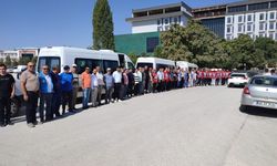 Kırşehir Memur-Sen Üyeleri  hakları için Ankara'dalar!