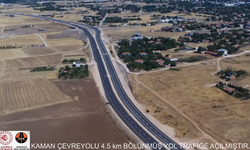 Kaman Çevre Yolu’nun 4,5 kilometrelik kısmı trafiğe açıldı