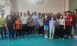 Kırşehir’de genç sporculara sıcak günlerde serinletici sürpriz