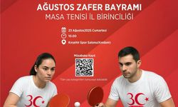 Kırşehir’de Zafer Bayramı heyecanı masa tenisi turnuvasıyla taçlanıyor
