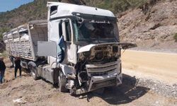 Tır devrildi, yolcu burnu kanamadan çıktı