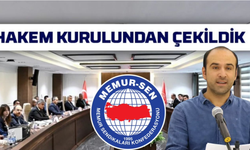 Kırşehir’de kritik açıklama: Memur-Sen Hakem Kurulu’ndan çekildi