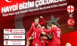 Kaman’da A Milli Takım heyecanı dev ekranda!