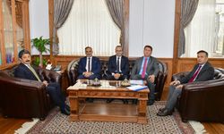 Bakanlık yetkilileri Vali Demiryürek ile bir araya geldi