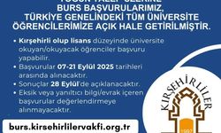 Kırşehirliler Vakfı burslarını tüm Türkiye’ye açtı!
