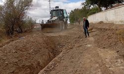 Deveci Köyü’nde 1000 Metrelik isale hattı tamamlandı