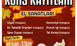 Güz dönemi kurs kayıtları başladı: El sanatlarından tekstile uzanan yolculuk