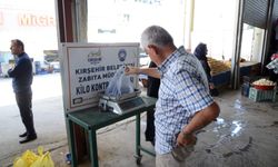 Kırşehir’de vatandaş aldığını anında tartıyor!